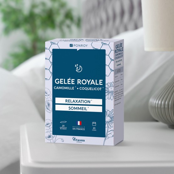 Ampoules de Gelée royale - Camomille - Coquelicot